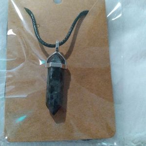 Handmade crystal necklace